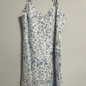 Lucky Brand XXL 
Womens Printed Corset Midi Dr